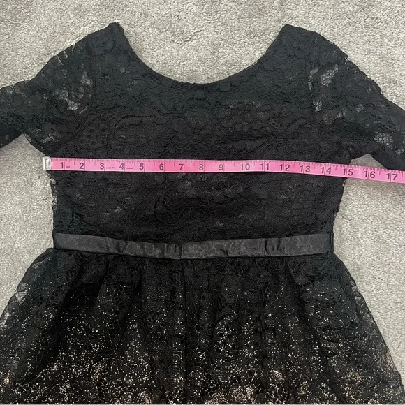 US Angels Girls' Ombré Lace Dress Sz 14 - Picture 9 of 11